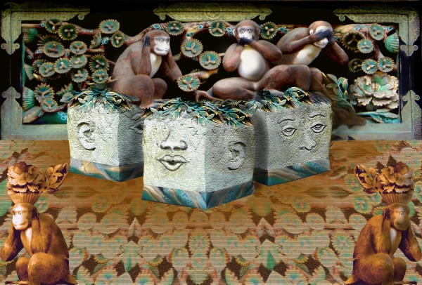 Creation of Hear..Speak...See No Evil: Step 8